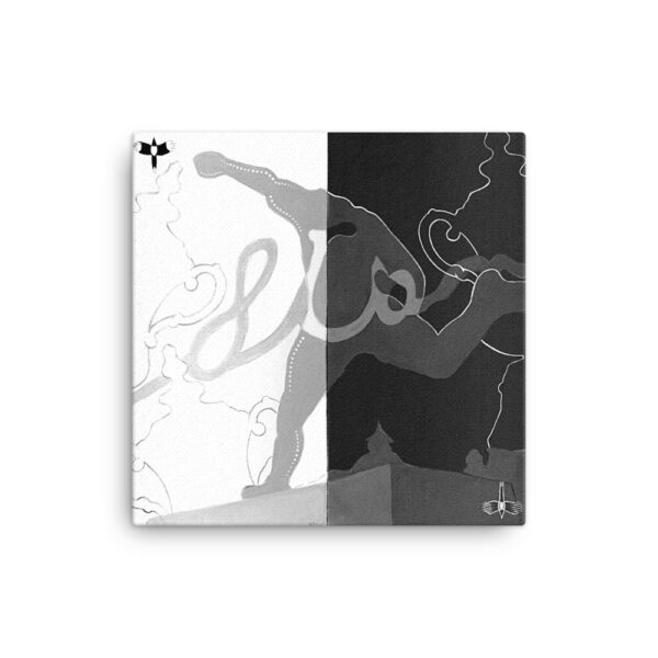 U2 - NUFC Canvas Print (Wor Jackie)