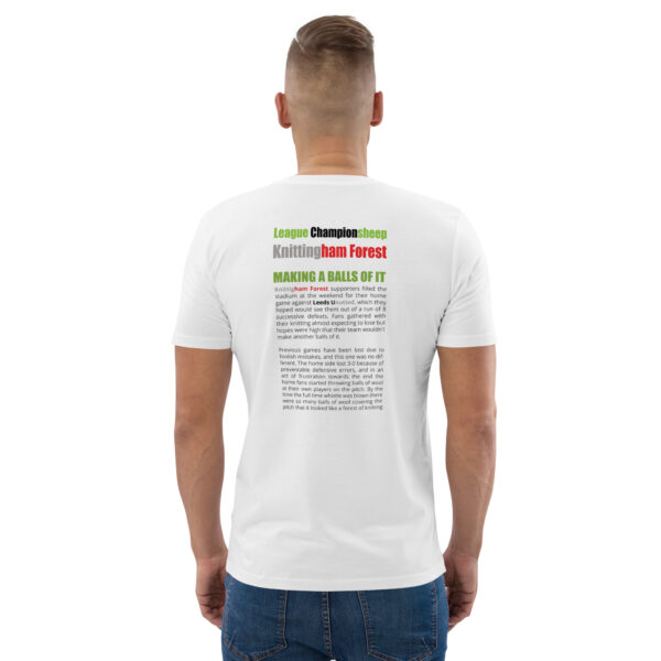 Knittigham Forest T-Shirt Man Back