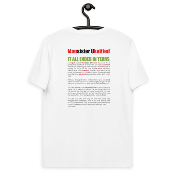 Mansister Unknitted Funny Football Unisex Organic Cotton T-Shirt - Image 8