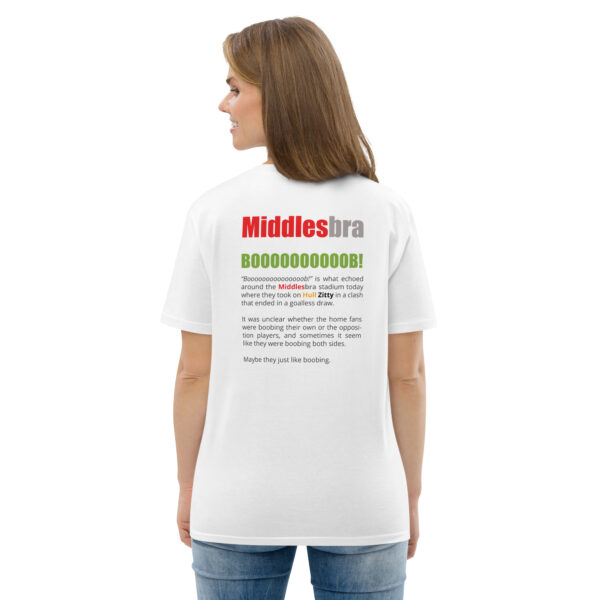 Middlesbra T-Shirt Woman Back