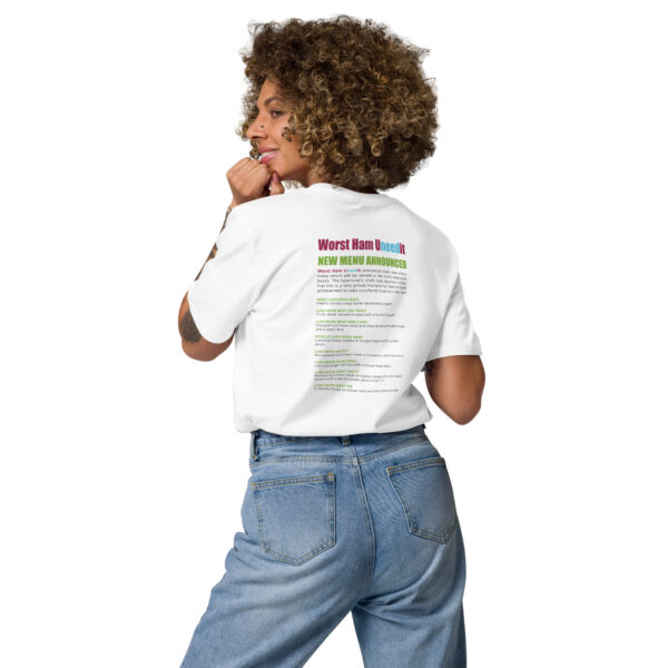 Worst Ham Uneedit T-Shirt Woman Back