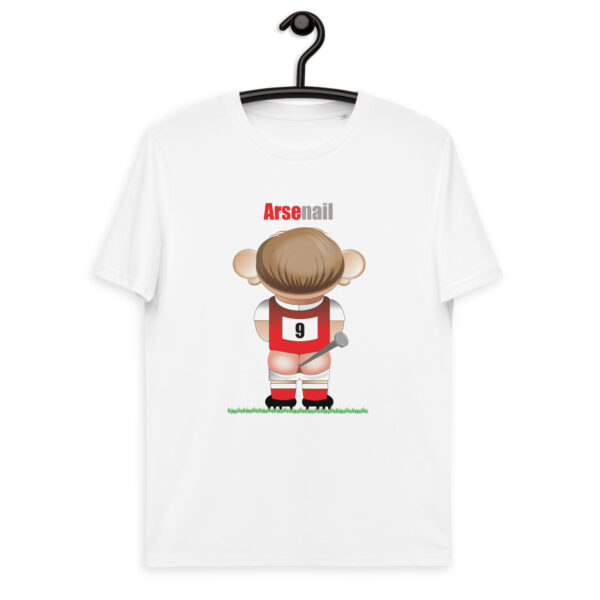 Arsenail Funny Football Unisex Organic Cotton T-Shirt - Image 5