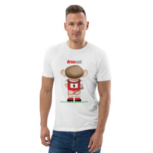 Arsenail Funny Football Unisex Organic Cotton T-Shirt