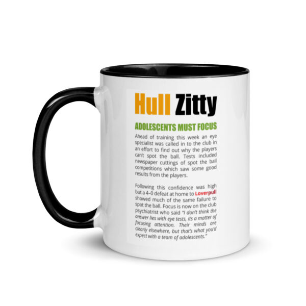 Hull Zitty Funny Football Mug With Colour Inside - Image 3