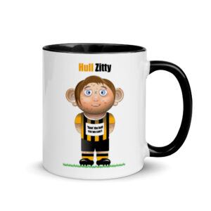 Hull Zitty Funny Football Mug With Colour Inside