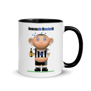 Newcasale Uneckedit Funny Football Mug With Colour Inside