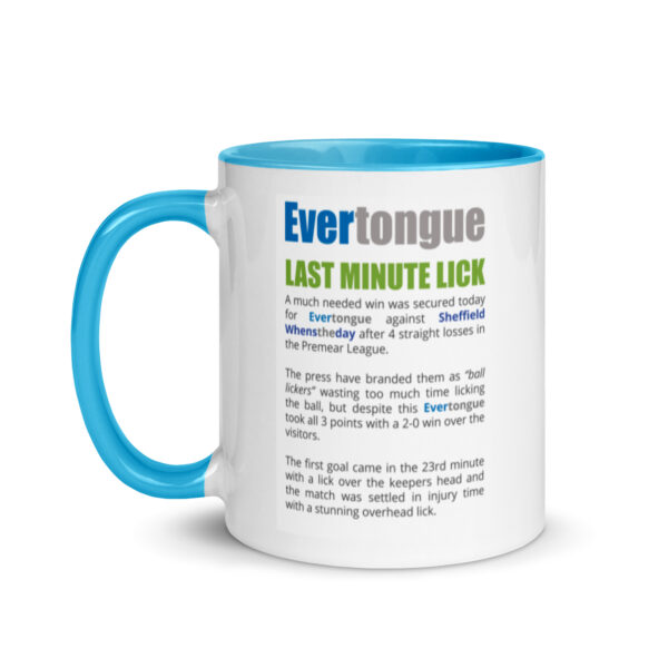 Evertongue Funny Football Mug With Colour Inside - Image 3