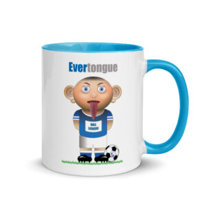 Evertongue Funny Football Mug With Colour Inside