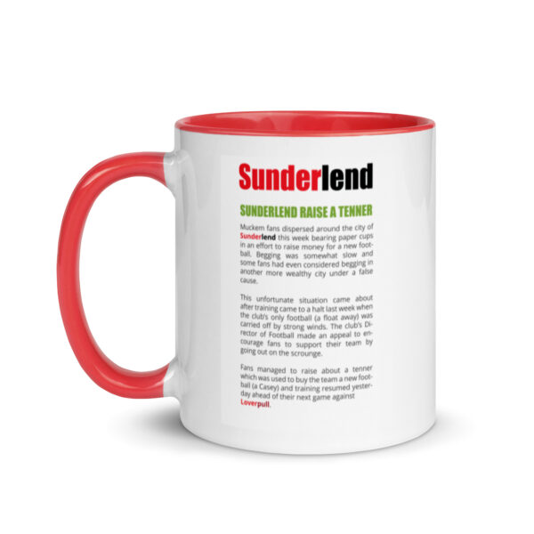 Sunderlend Funny Football Mug With Color Inside - Image 3