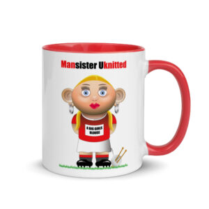 Mansister Unknitted Funny Football Mug With Colour Inside
