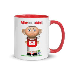 Robberham Unickedit Funny Football Mug With Colour Inside