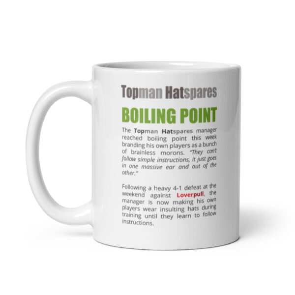 Topman Hatspares Funny Football White Glossy Mug - Image 2