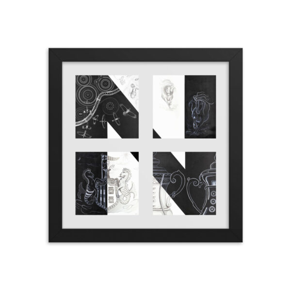 The Letter 'N' Framed Poster From NUFC Collection - Image 2
