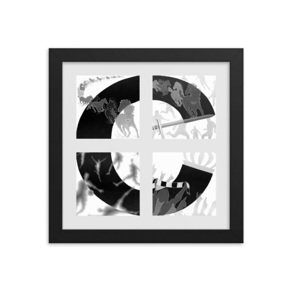 The Letter 'C' Framed Poster From NUFC Collection "Into the Millenium" - Image 2