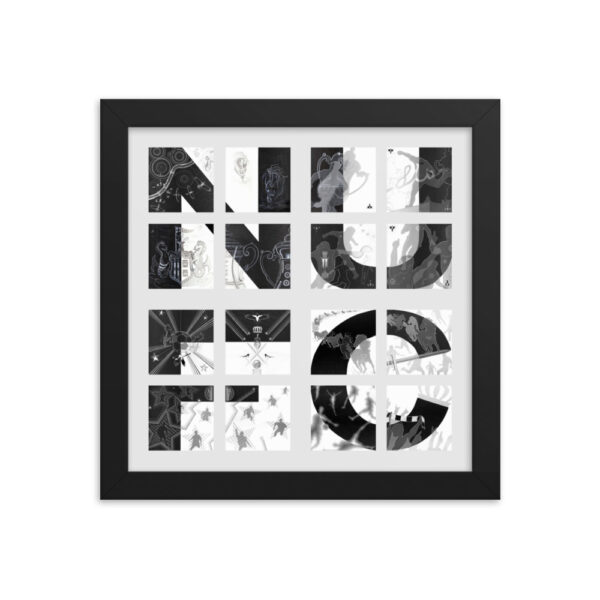 The NUFC Collection Framed Art Poster - Image 2