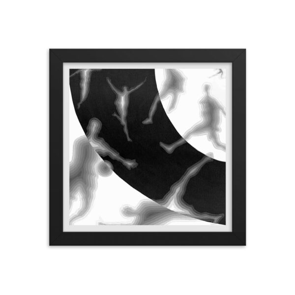 The NUFC Collection Framed Poster (C3) Blurry Future - Image 2