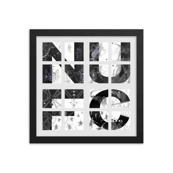 The NUFC Collection Framed Art Poster - Image 3