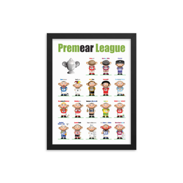 Premear League Funny Football Framed poster - Image 4
