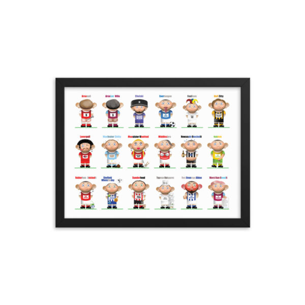 Premear League Funny Football Framed Poster - Image 4