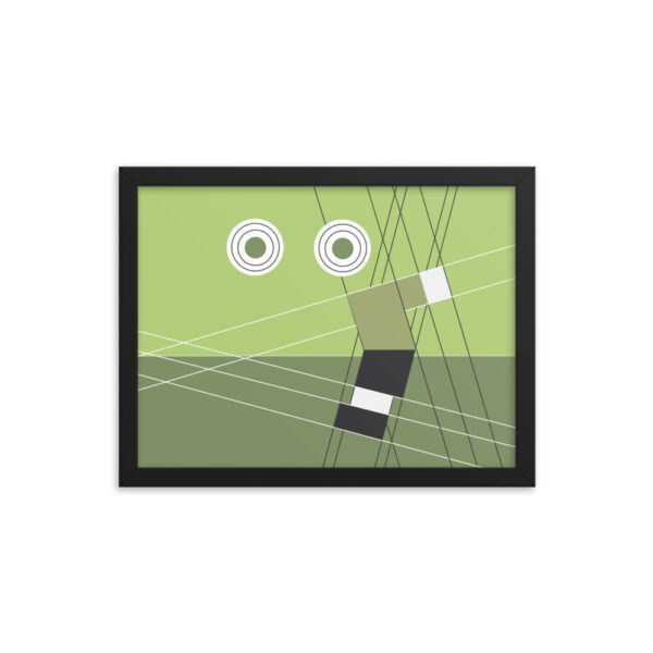 Abstract Football Framed Poster “The Header” - Image 2