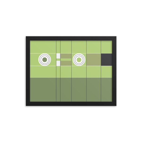 Abstract Football Framed Poster “The Save" - Image 2