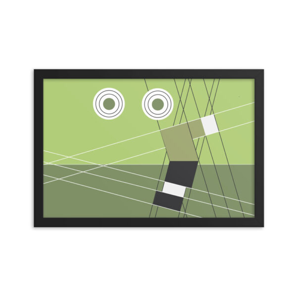 Abstract Football Framed Poster “The Header” - Image 3