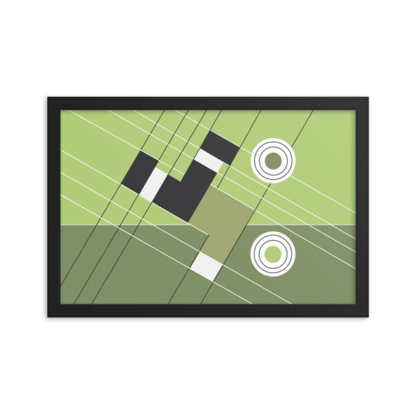 Abstract Football Framed Poster “The Overhead Kick" - Image 3