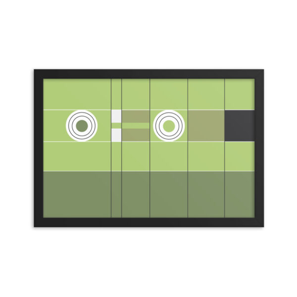 Abstract Football Framed Poster “The Save" - Image 3