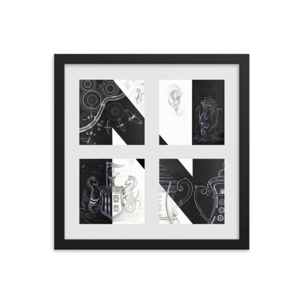 The Letter 'N' Framed Poster From NUFC Collection - Image 4
