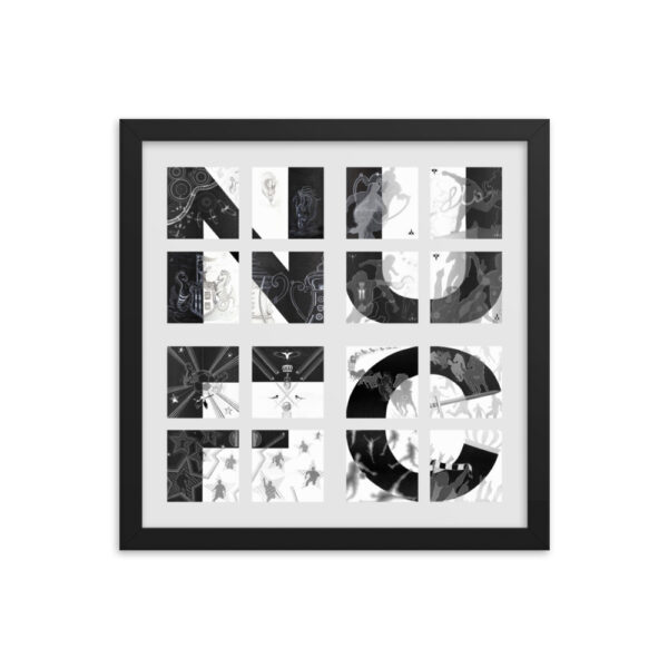 The NUFC Collection Framed Art Poster - Image 4