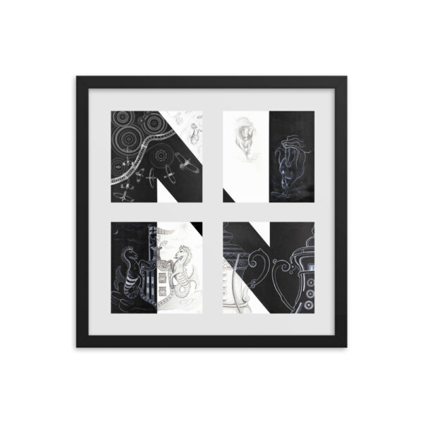 The Letter 'N' Framed Poster From NUFC Collection - Image 5