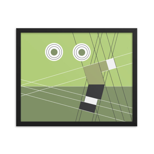 Abstract Football Framed Poster “The Header” - Image 4