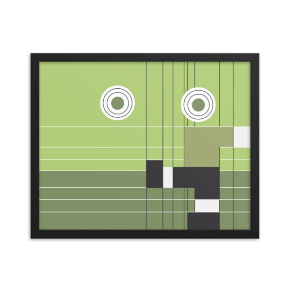 Abstract Football Framed Poster “The Kick” - Image 4