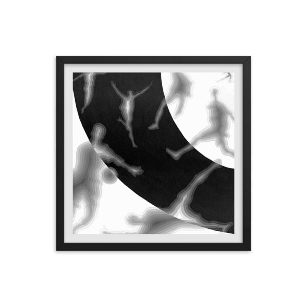 The NUFC Collection Framed Poster (C3) Blurry Future