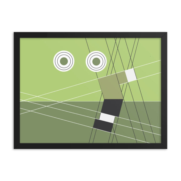 Abstract Football Framed Poster “The Header” - Image 5
