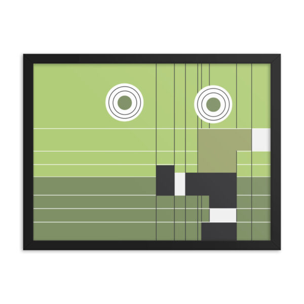 Abstract Football Framed Poster “The Kick” - Image 5