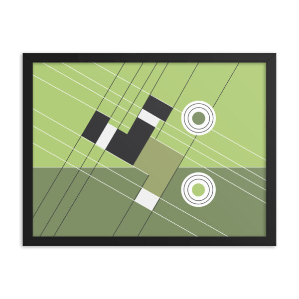 Abstract Football Framed Poster “The Overhead Kick" - Image 5
