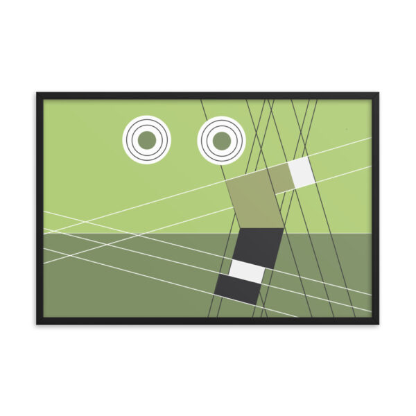 Abstract Football Framed Poster “The Header” - Image 6