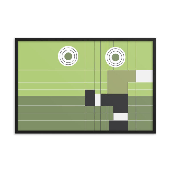 Abstract Football Framed Poster “The Kick” - Image 6
