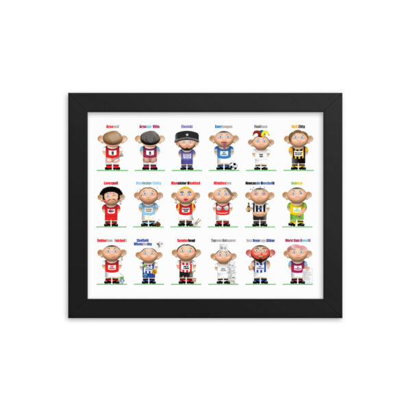 Premear League Funny Football Framed Poster - Image 2