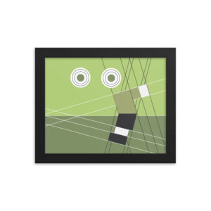 Abstract Football Framed Poster “The Header”