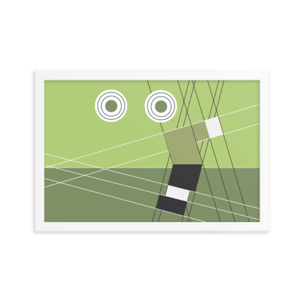 Abstract Football Framed Poster “The Header” - Image 9