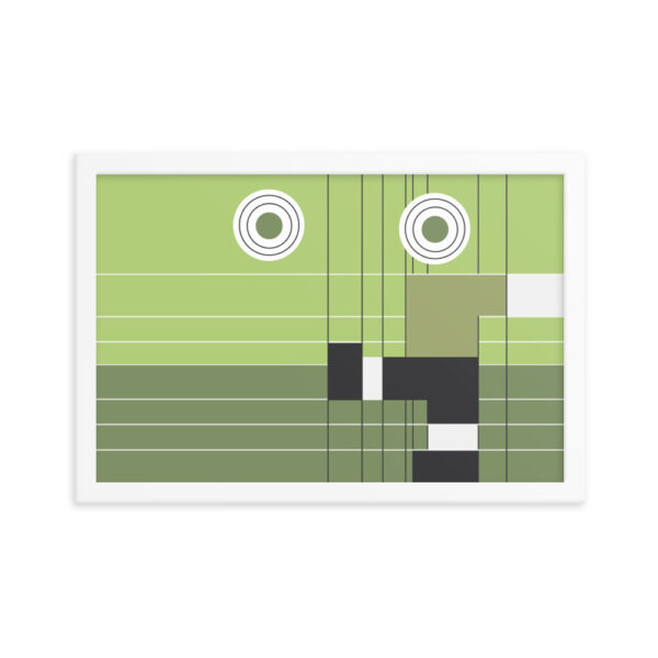 Abstract Football Framed Poster “The Kick” - Image 9