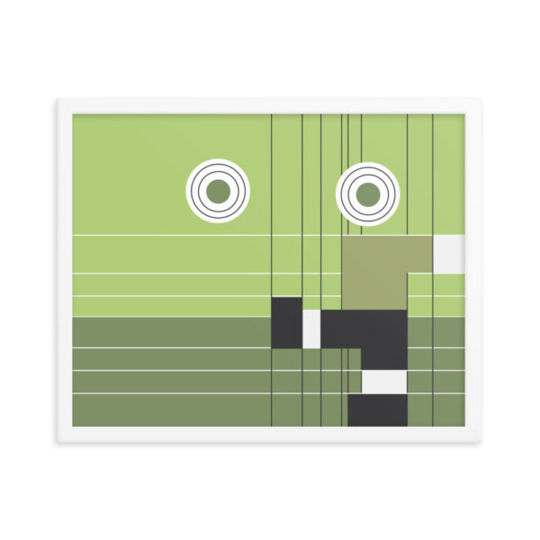 Abstract Football Framed Poster “The Kick” - Image 10