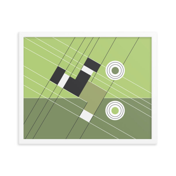 Abstract Football Framed Poster “The Overhead Kick" - Image 10