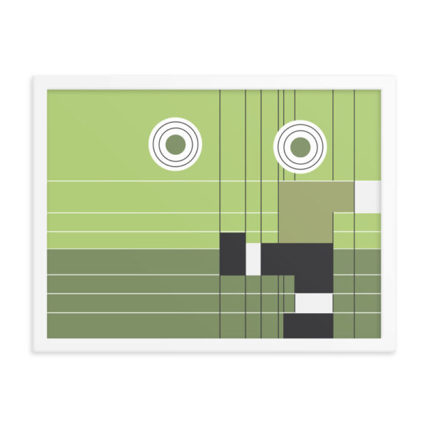 Abstract Football Framed Poster “The Kick” - Image 11