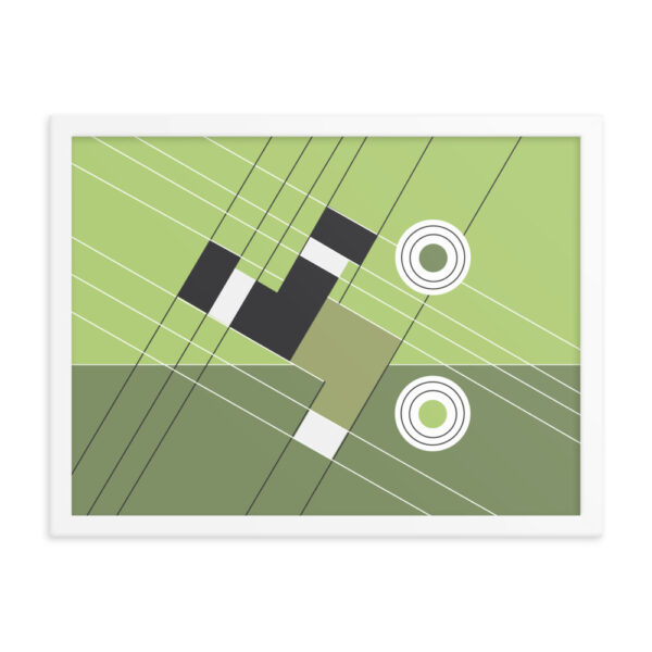 Abstract Football Framed Poster “The Overhead Kick" - Image 11