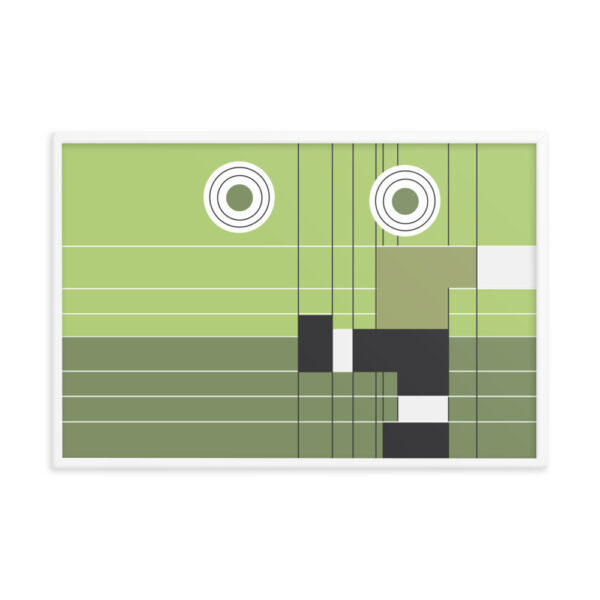 Abstract Football Framed Poster “The Kick” - Image 12