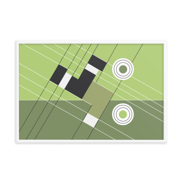 Abstract Football Framed Poster “The Overhead Kick" - Image 12