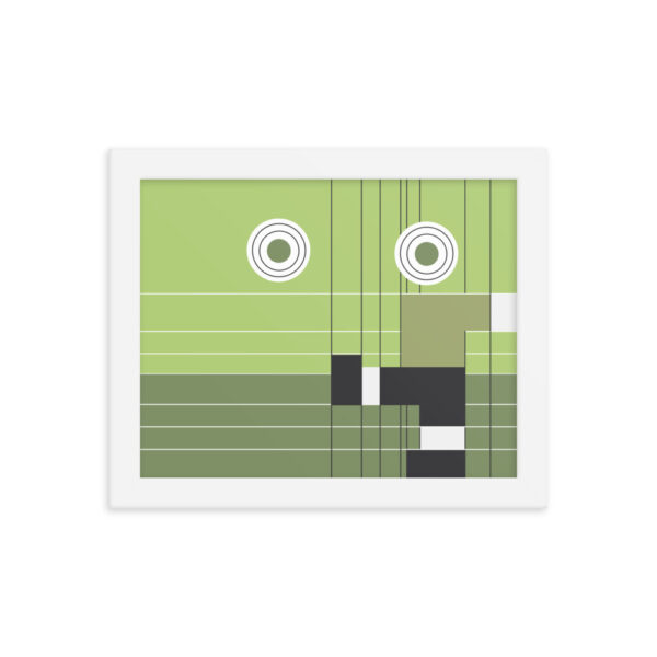 Abstract Football Framed Poster “The Kick” - Image 7